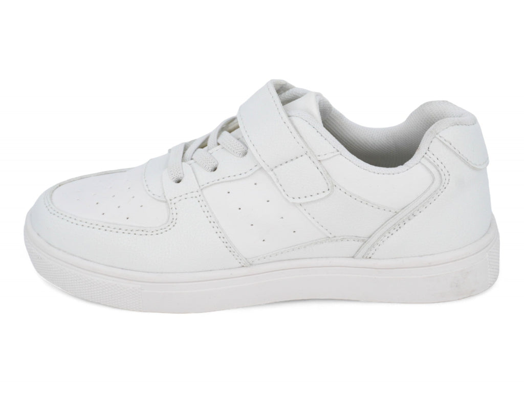 Girls White Courtside Sneaker