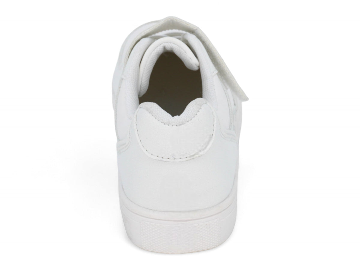 Girls White Courtside Sneaker