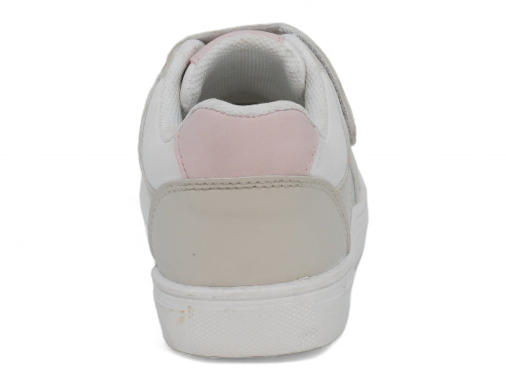 Toddler Gray & Pink Laceup Sneaker